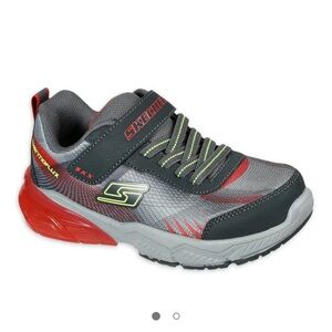 Skechers Kids' Gray and Red Sneakers
